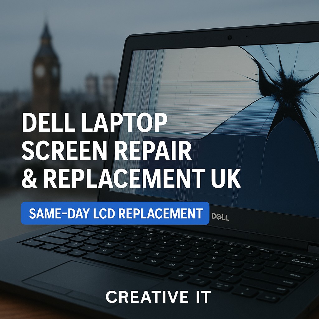 Dell Laptop Screen Repair & Replacement UK | Creative IT London dell-laptop-screen-repair-og